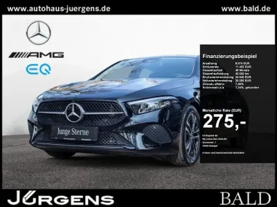 Gebraucht Mercedes A200 Progressive 150 PS (110 kW) 2024 Schwarz kosmosschwarz metallic Limousine