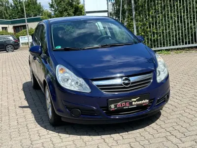 Gebraucht Opel Corsa Edition 80 PS (58 kW) 2009 Blau Kleinwagen