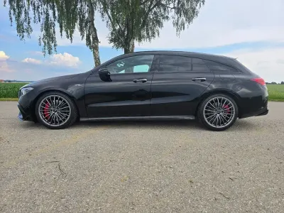 Gebraucht Mercedes CLA45 AMG Shooting Brake AMG 421 PS (309 kW) 2021 Schwarz Kombi