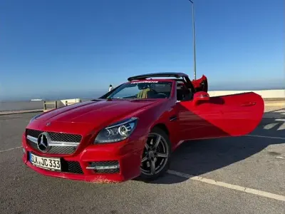 Gebraucht Mercedes SLK250 204 PS (150 kW) 2013 Rot Cabrio
