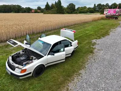Gebraucht Audi 100 150 PS (110 kW) 1992 Weiß Limousine