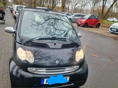 Usata Smart ForTwo Cabrio 60 CV (44 kW) 2004 Nero Cabrio