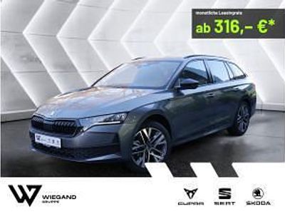 Neu Skoda Octavia SportLine 150 PS (110 kW) 2025 Grau (grau / graphitgrau) Kombi