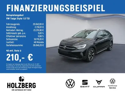 Neu VW Taigo Comfortline 116 PS (85 kW) 2026 Schwarz SUV