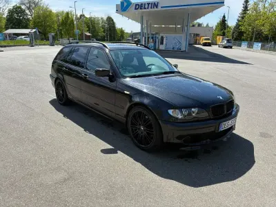 Brugt BMW 325 Sport Line 192 HK (141 kW) 2003 Sort Stationcar