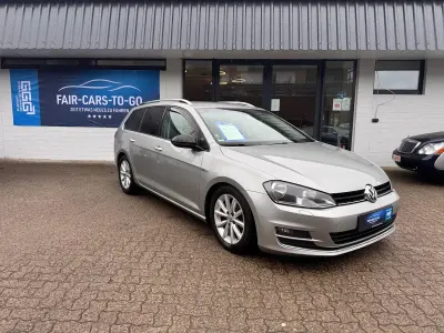 Gebraucht VW Golf VII LOUNGE 110 PS (80 kW) 2015 Silber Kombi