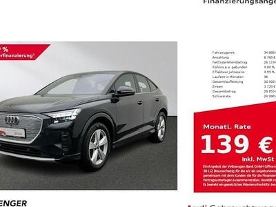 Gebraucht Audi Q4 Sportback e-tron Ambiente 219 kW (299 PS) 2022 Mythosschwarz metallic SUV