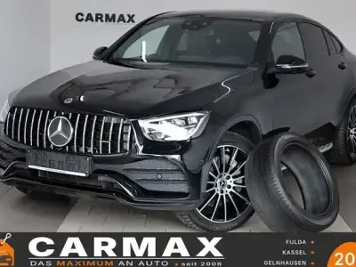 Gebraucht Mercedes GLC400d AMG line 330 PS (242 kW) 2021 Schwarz/baltic black Coupé