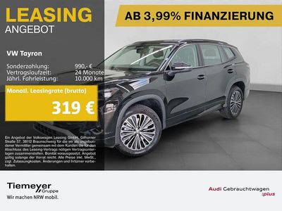 Gebraucht VW Tayron Life 150 PS (110 kW) 2025 Schwarz SUV