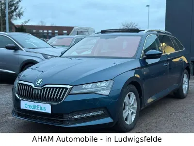 Gebraucht Skoda Superb Ambition 122 PS (89 kW) 2021 Blau Kombi