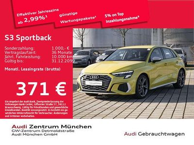 Gebraucht Audi S3 Basis 310 PS (228 kW) 2023 Pythongelb metallic Limousine