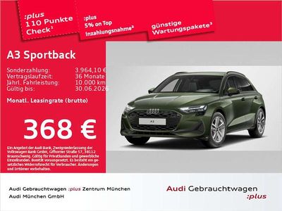 Gebraucht Audi A3 Sport 204 PS (150 kW) 2025 Distriktgrün metallic Limousine