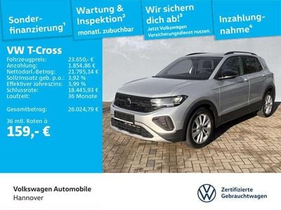 Reflexsilber metallic Gebraucht 2025 VW T-Cross Goal SUV | 23.650 € (Guter Preis)