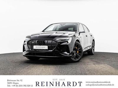 Gebraucht Audi e-tron Sportback Black Edition 300 kW (408 PS) 2022 Mythosschwarz metallic SUV
