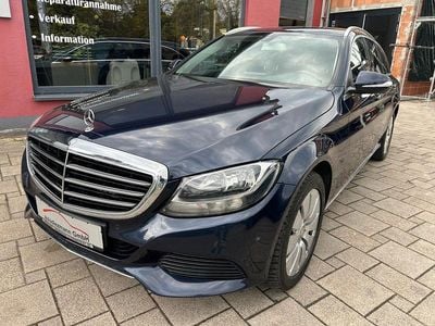 Occasion Mercedes C200 Exclusive 184 PK (135 kW) 2014 Blauw Stationwagen