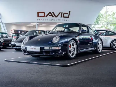 Occasion Porsche 993 Turbo 408 PK (300 kW) 1995 Blauw Coupé