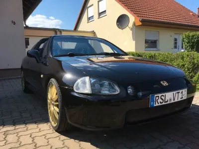Gebraucht Honda CR-X 125 PS (91 kW) 1994 Schwarz Cabrio