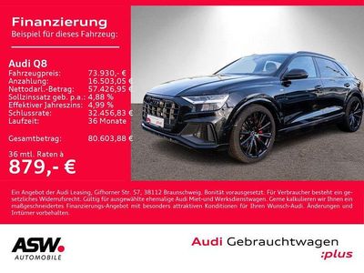 Mythosschwarz metallic Gebraucht 2023 Audi Q8 Ambiente SUV | 73.930 € (Fairer Preis)
