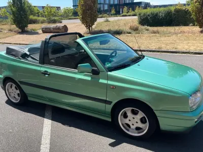 Gebraucht VW Golf Cabriolet 90 PS (66 kW) 1996 Grün Cabrio