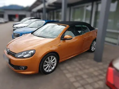 Gebraucht VW Golf Cabriolet LOUNGE 150 PS (110 kW) 2016 Orange Cabrio
