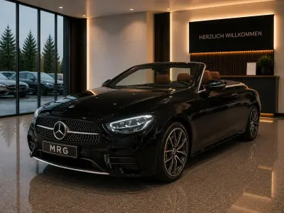 Gebraucht Mercedes E300 AMG line 265 PS (194 kW) 2022 Schwarz Cabrio