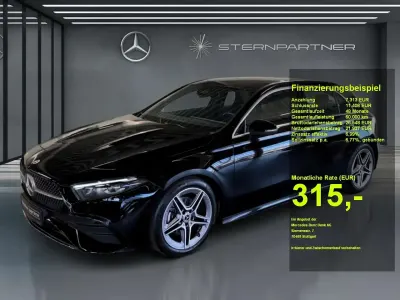 Brugt Mercedes A200 AMG 163 HK (119 kW) 2023 Sort Sedan
