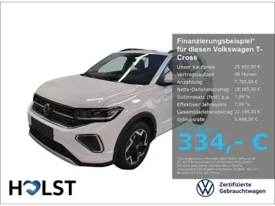 Gebraucht VW T-Cross R-line 116 PS (85 kW) 2025 Weiß SUV