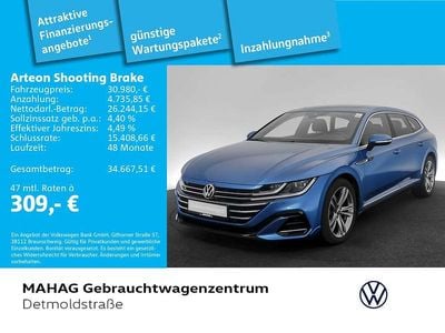 Second-hand VW Arteon R-line 190 CP (139 kW) 2023 Albastru Break