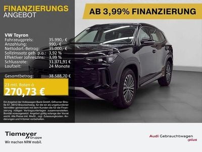 Gebraucht VW Tayron Life 150 PS (110 kW) 2025 Schwarz SUV