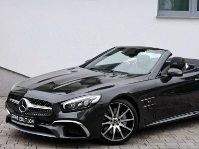 Gebraucht Mercedes SL500 455 PS (334 kW) 2020 Designo grafitgrau Cabrio