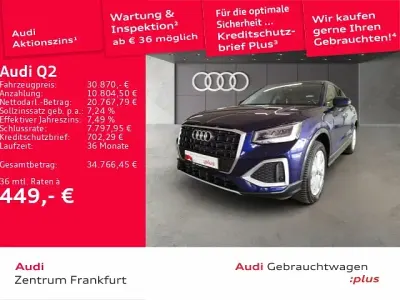 Używany Audi Q2 Advanced 150 KM (110 kW) 2025 Niebieski SUV