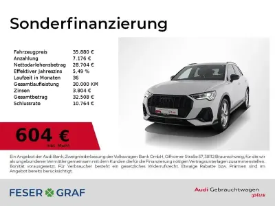 Gebraucht Audi Q3 S-Line 150 PS (110 kW) 2025 Gletscherweiß metallic SUV