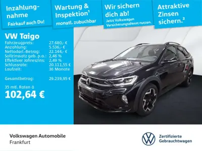 Używany VW Taigo R-line 150 KM (110 kW) 2025 Czarny SUV