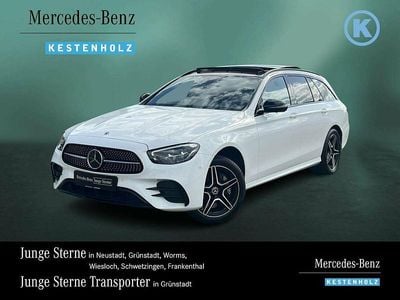 Gebraucht Mercedes E300 AMG 194 PS (142 kW) 2022 Unilack polarweiß Kombi