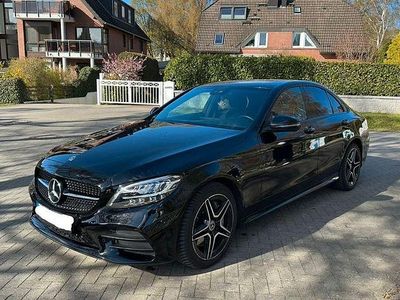 Usata Mercedes C300e AMG line 320 CV (235 kW) 2020 Nero Berlina
