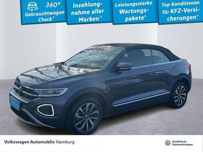 Gebraucht VW T-Roc Cabriolet Style 110 PS (80 kW) 2022 Grau Cabrio