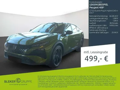 Gebraucht Peugeot 408 GT GT 239 PS (175 kW) 2026 Grün Limousine