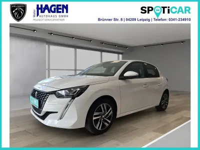 Gebraucht Peugeot 208 Allure 101 PS (74 kW) 2021 Weiß Kleinwagen