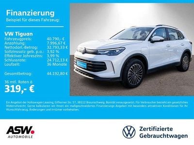 Gebraucht VW Tiguan Life 204 PS (150 kW) 2025 Oryxweiß perlmutteffekt SUV