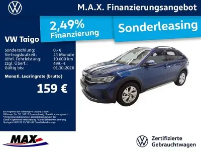 Gebraucht VW Taigo Life 116 PS (85 kW) 2025 Reef blue metallic (metallic) SUV