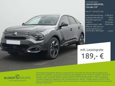 Gebraucht Citroën C4 131 PS (96 kW) 2024 Platiniumgrau (meta Limousine