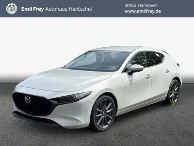 Neu Mazda 3 Exclusive-Line 140 PS (102 kW) 2025 Ceramic white metallic Limousine