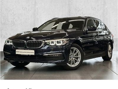 Gebraucht BMW 520 Sport Line 190 PS (139 kW) 2019 Imperialblau brillanteffekt Kombi