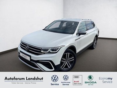 Weiss oryxweiß perlmutteffekt Gebraucht 2022 VW Tiguan Allspace Elegance SUV | 33.880 € (Superpreis)