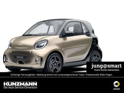 Gebraucht Smart ForTwo Electric Drive Exclusive 60 kW (82 PS) 2022 Gold beige metallic Coupé
