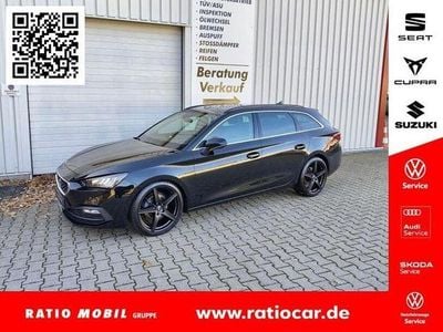 Gebraucht Seat Leon Style 131 PS (96 kW) 2023 Midnight schwarz metallic Kombi