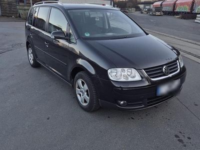 Gebraucht VW Touran 105 PS (77 kW) 2005 Schwarz Van / Kleinbus