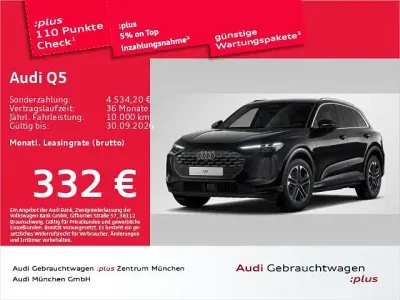 Gebraucht Audi Q5 204 PS (150 kW) 2025 Mythosschwarz metallic SUV