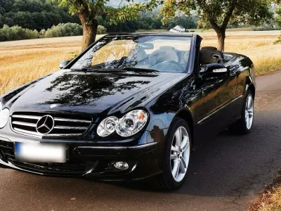 Gebraucht Mercedes CLK200 Avantgarde 184 PS (135 kW) 2008 Schwarz Cabrio