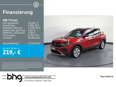 Gebraucht VW T-Cross Life 116 PS (85 kW) 2025 Kings red metallic SUV